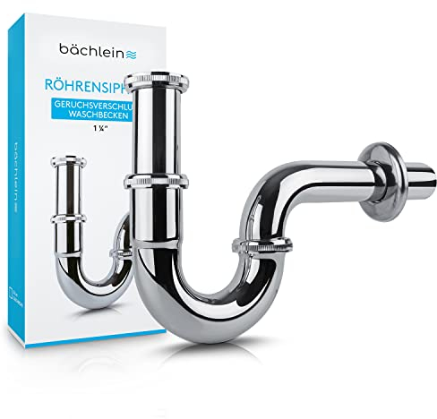 Bächlein sifone unviversale per lavabo - raccordo di scarico tubolare a sifone