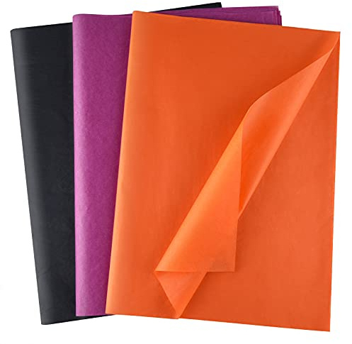 MIAHART 60 Blatt Seidenpapier - Bulk Halloween & Wrapping für DIY Handwerk