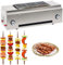 Gasgrill mit Zwei Brennern aus Aluminium, Edelstahl Freien Grill/Picknick Rauchfreie Tischplatte, Fettauffangschale, Camping-Grill, Einfach zu Reinigen, Portable, Gastrobräter Profigrill,Jpx r70b