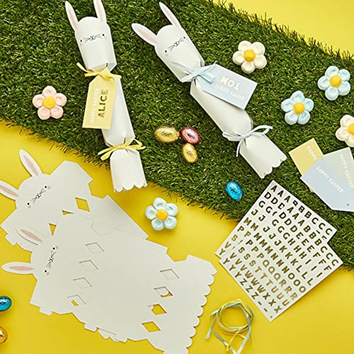 Osterhasen-Knallbonbons für Kinder, Ostereiersuche, Oster-Tischdekoration, Hase, Geburtstagsparty, 6 Stück