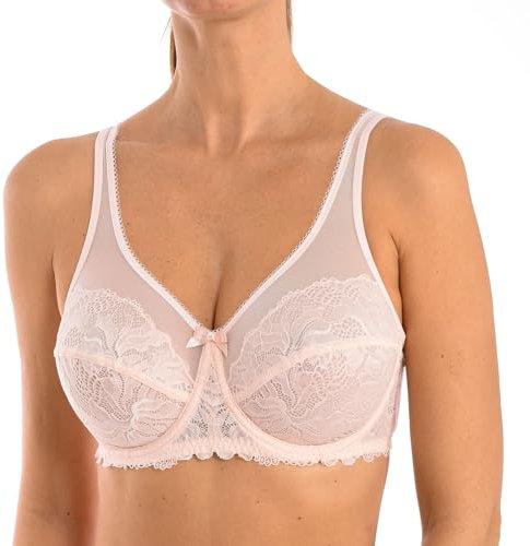 DIM Soutien-Gorge Femme avec Armatures Generous Essentiel x1, Rose, 95B