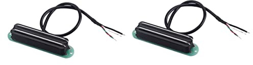 ibasenice 2stücke Dual Rail Humbucker Pickup Gitarre Mit Grünem Pcb Einfach Zu Montieren Rauscharm Idealer Ersatz Für Halsposition Verbessert Ihrer Gitarre