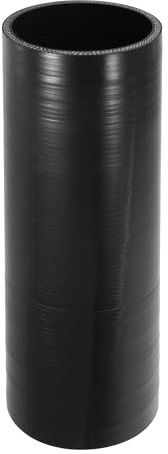 X AUTOHAUX Straight Coupler Silicone Hose 3.15 ID 11.81 Length 0 Degree | Universal, Car Silicone Hose, Coolant Hose, 4-Ply, 5mm Thickness, Air Intake/Turbo/Intercooler Piping Tube, Black, 1 Pcs