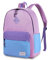 Chase Chic Rucksack Kinder,Leichter Schulrucksack Teenager,Wasserabweisender Schulranzen für Jungen und Mädchen 6-16 jahre,Lila Blau