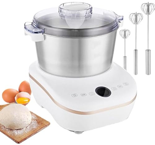 Electric Dough Kneading Machine With 3 Egg Beaters, Dough Stand Mixer, Dough Baking Freezer With Ferment Function, Time And Temperature Adjustable 25~38°C, for Bread, Pizza, Dumplings, Noodles