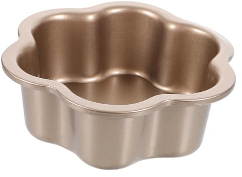 Cabilock Pflaumenblüten-kuchenform Blütenform Kuchen Metall-kuchenbackform Mit Einfachem Boden Für Persönliche Mini-kuchen