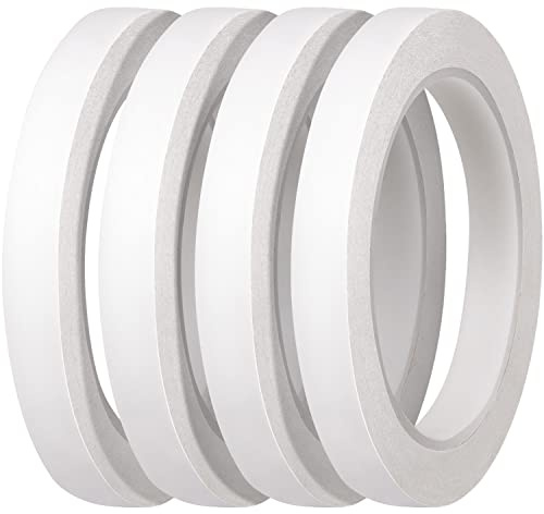 YISUMEI 4 Rollen Klebeband Doppelseitig Selbstklebend Doppelklebeband 10 mm x 25 m Transparent für Basteln DIY Handwerk