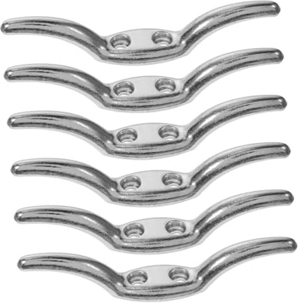 Toyvian 6pcs Metal Window Cord Management Hooks for Vertical and Roller Blinds Cord Cleats Organizer Easy Wall-mounted Installation for Secure and Tidy Curtain Rope Wrapping
