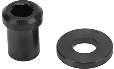 Fahrrad-C-Bremssattelmuttern, M6 x 10 mm, Rostschutz, leicht, klein, Rennrad, C-Klemme, feste Muttern für Ersatzteile (Schwarz)