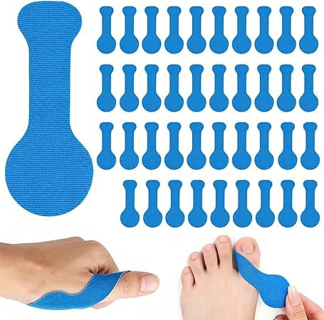 80 Pièces Bande Support Pouce,Unisexe Prédécoupées Sangle De Protection Du Pouce,Hallux Valgus Kinesiotape,Adaptées Au Sport,Aux Tâches Ménagères Et Au Soutien Des Articulations