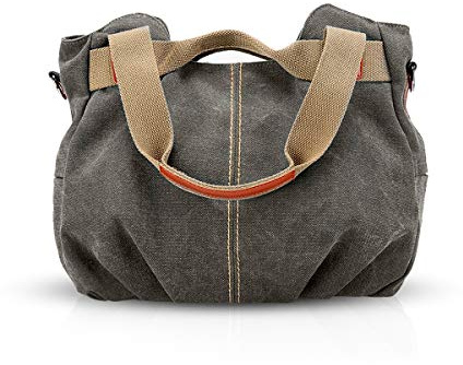 NICOLE & DORIS Canvas Tasche Damen Tragetaschen für Damen Schultertaschen Umhängetasche Leinwand Handtasche Mädchen