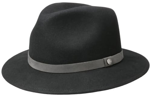 LIERYS Oklahoma Traveller Hut Wollfilz wasserabweisend knautschbar Damen Herren Herbst Winter