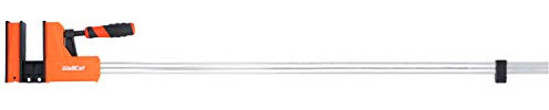 WellCut Bar Clamps 1000mm x 95mm, Parallel Jaw Clamp, Quick Release Professional Woodworking F Clamps with 600kg Clamping Force Heavy Duty Super Strong Fully Adjustable (Pack of 1)
