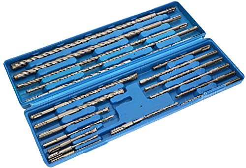 KOTARBAU® SDS-Plus Lot de 20 forets à béton SDS + foret à pierre, foret marteau-perforateur pour briques et maçonnerie