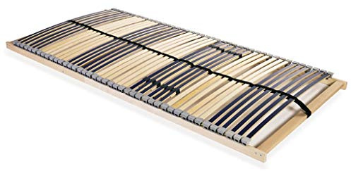 Tidyard 7 zoner ribbotten med 42 ribbor, enkelsängsnät, ribbotten i trä, enkelsäng och dubbel 100 x 200 cm
