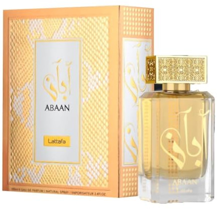 Abaan 100ml Eau de Parfum Lattafa – Unisex für Herren und Damen – Duftfamilie holzig