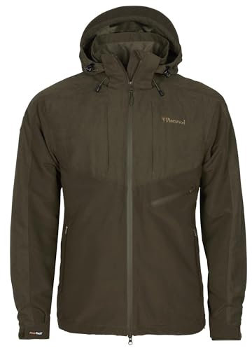 Pinewood Herren Furudal Caribou Hunt Extreme Herren Jacke - mit vielen praktischen Taschen für Stauraum für Jagdzubehör - wind- und wasserdicht - mit 4-Wege-Stretch