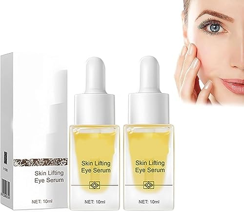 Sérum liftant pour les yeux, sérum pour les yeux pour les cernes et les poches, sérums anti-âge, réduit les rides et ridules autour des yeux, 10 ml (2 pièces)