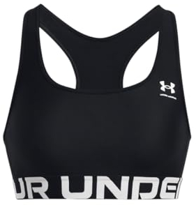 Under Armour Women's UA HG Mid Branded Bra Black