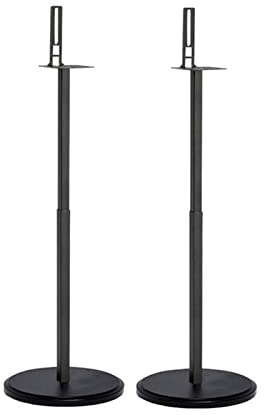 GLigeT Lautsprecherständer Lautsprecher-Surround-Bodenständer, Satellitenständer, Fußständer, Audio-Ständer, Aufhänger, Hebehalterung aus Metall Speaker Stand