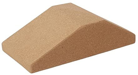 Mealoodiousmusea Kork Kniebeugen Keil Yoga Block Yoga Prop Zubehör für Pilates Stretching 1 Stück, 1 Stück