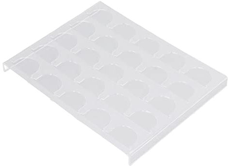 Portacapsule per caffè, Cassetto Sotto L'armadio, Vassoio Portaoggetti per con Base Robusta, 25 Capsule, Plastica