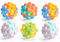 6 Stück Antistressball für Kinder, Anti Stress Spielzeug Bälle, Sensory Squeeze Ball Spielzeug, Mitgebsel Geschenke Geburtstag (Gemischte Farben)