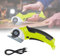 XPJBKC Electric Scissors, Cordless Electric Scissors, 240RPM Rechargeable Electric Scissors for Cutting Fabric, Handheld Electric Scissors for Cutting Cardboard, Cardboard Cutter Electric