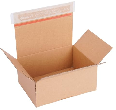 verpacking DHL Kleinpaket Braun 165 x 135 x 75 mm [Größe und Stückzahl wählbar] 1-wellige kleine Automatikkartons 25 Stück