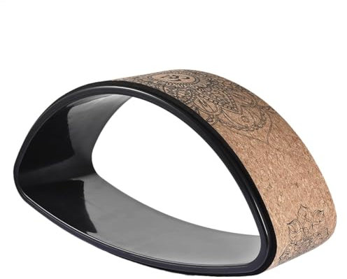 Balance Back Roller - Natural Cork Fitness Wheel, Yoga posiert Training | Rückenwalze Kork Yoga Stretching -Gerät, Natural Cork Fitness Wheel -Wölzform Mobilisierung dekomprimieren Sie Ihre Wirbelsäul