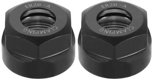 QUARKZMAN 2 Pezzi Dado Di Serraggio ER20A(M25 Per Porta Mandrino | Tornio Fresatrice CNC