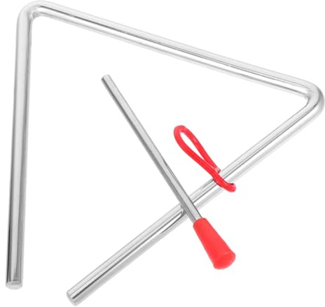 COOPHYA Schlaginstrumente Aus Stahl Mit Triangel Und Rhythmusinstrument Für Frühe Musikausbildung Für Junge Mädchen Und Kleinkinder Leicht Zu Spielen Für Zuhause Und Schulen