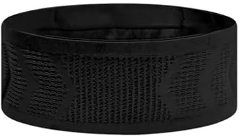 Ceinture Running, Convient aux Hommes et aux Femmes, Porte Votre téléphone et Votre flasque de Running, Ceinture de Running avec Porte-dossard et Porte-bâton (Noir, S)