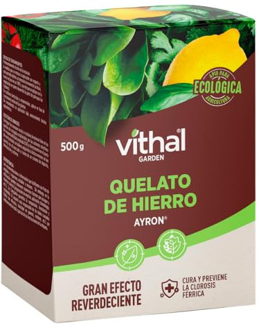 VITHAL Quelato Hierro Nitrosphere 500ml - Corrector De Carencias De Hierro, Microgranulado, Corrige La Clorosis Férrica, Reverdecimiento Rápido