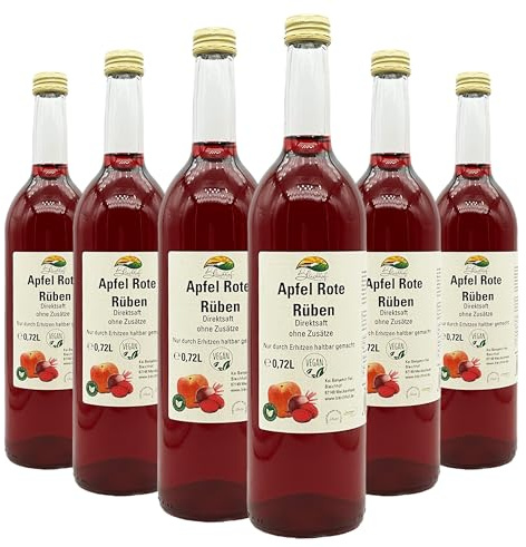 BLEICHHOF® Apfelsaft mit Rote-Rüben Saft - Direktsaft, vegan (6x0,72L)