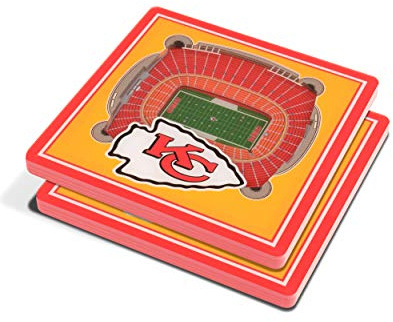 YouTheFan NFL Kansas City Chiefs 3D StadiumView Coasters - Arrowhead Stadium