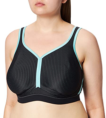 Anita Sport-BH 5566 Gr. 70 G in schwarz/Pool Blue