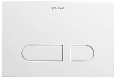 Duravit DuraSystem placa de accionamiento A1 mecánico para WC, 217x146,5 mm, plástico, WD50010; color: Panel frontal de plástico, blanco