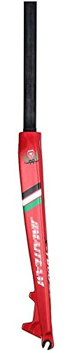 STRTG 26/27,5/29 Pollici MTB Forcella,Forcella per Bicicletta/Forcella Rigida in Fibra di Carbonio 3K / Tubo Dritto 28,6 * 300 Mm/Freno A Disco/Apertura 100 Mm E,29 Inches