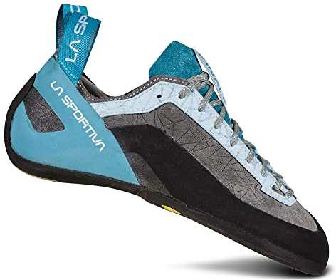 La Sportiva Women's Finale Rock Climbing Shoes, Clay/Topaz, 9 US, 40.5 EU