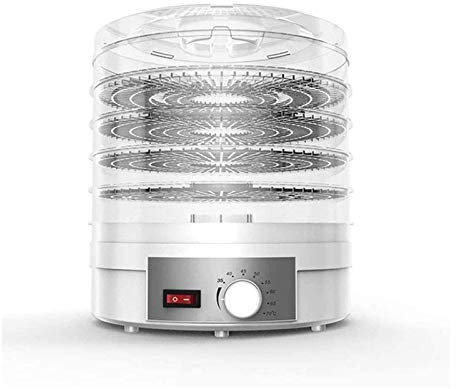 Compact Dehydrator, Beef Jerky Maker, Food Preservation Device, 350 Watts, White