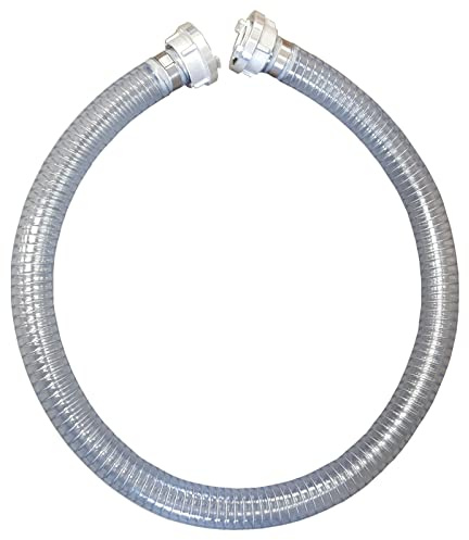 PVC Saugschlauch mit Stahlspirale und Storz-C Kupplung (2m)