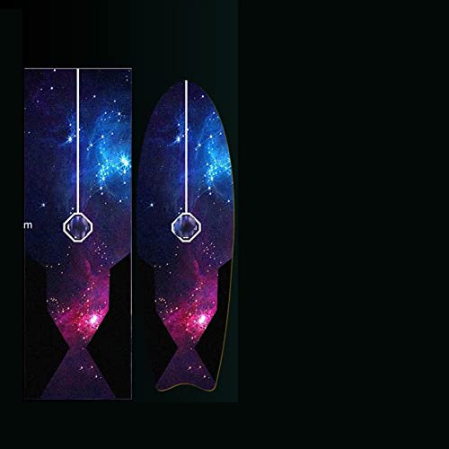 FEETOX Skateboard Klebeband 84 * 23cm(33.46X9.45inch) Skateboard Grip Tape Skateboard Aufkleber Bubble Free Waterproof Longboard Griptape Skateboard Grip Tape AC687 Skateboard Aufkleber