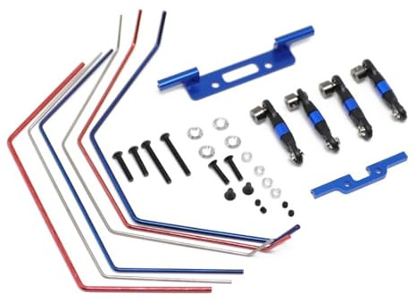 Främre och bakre bred svängstång anti-rullstång kit för Traxxas Slash 2WD 1/10 RC biluppgraderingar delar tillbehör