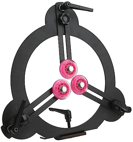 Repose-Pieds de Tournage sur Bois pour Tour, Repose-Pieds de Tournage sur Bois, Outils de Tournage en Métal Ronds de 0,39 à 4,72 Pouces pour Accessoires de Pièces de Tour à Bois,