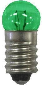 BELI-BECO 5019E Glühlampe - E 10 Gewinde - 3,5V 200mA - Glas 11mm Ø - 5 Stück (Grün)