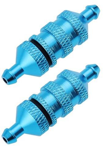 Be In Your Mind 2 Pezzi RC Filtro Olio Combustibile In Lega Di Alluminio Per 1/8 1/10 Scala RC Modello Di Auto Pezzi Di Ricambio Modello Di Auto Accessorio RC Motore Filtro Carburante