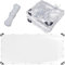 Wasserdicht Plane transparent, Reißfest Windschutz Plane, Kälteschutz und Wärmeerhaltung, aus PVC Faltbar mit Seil für Pavillons, Carports, Balkon, Gewächshaus und mehr - 1x1M