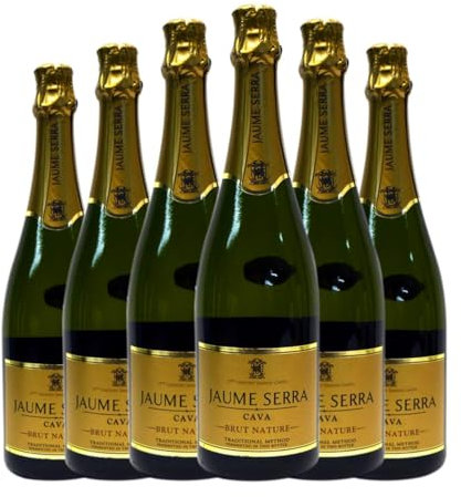 Jaume Serra Brut Nature Cava 75 cl Espumoso blanco (Caja de 6 Botellas de 75 cl)