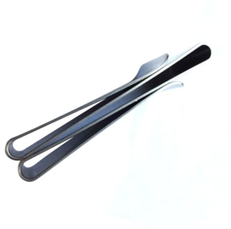 COLLBATH Clip para Bolsa de Dinero de 4 Pliegues de Plata Vintage Clip para Guardar Efectivo para Grabar Espacio